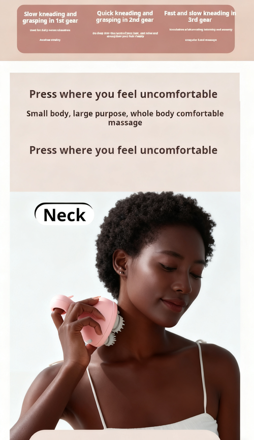 Electric Scalp Massager with Rotating Massage Heads – Head Care Device for Scalp Stimulation and Relaxation