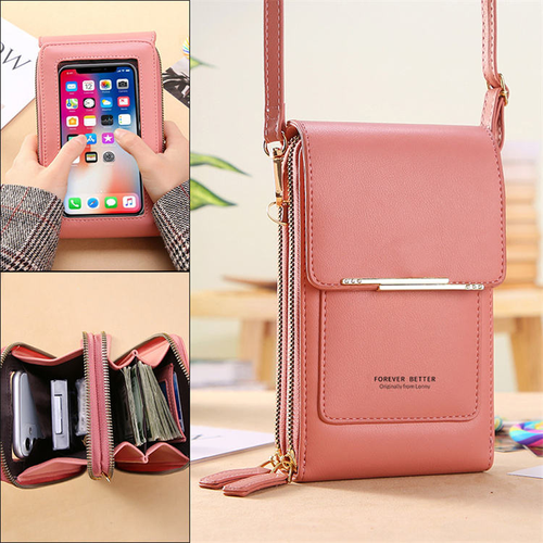 Women's Touch Screen Mobile Phone Messenger Bag 2025 New Fashion Key Change Bag