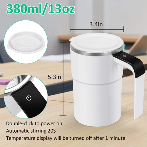 Coffee Mug Magnetic Stirring Cup Rechargeable Automatic Mixing Cup