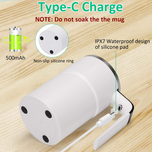 Coffee Mug Magnetic Stirring Cup Rechargeable Automatic Mixing Cup