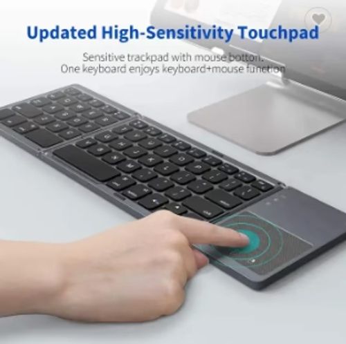 Mini Wireless Foldable bt portable folding Keyboard