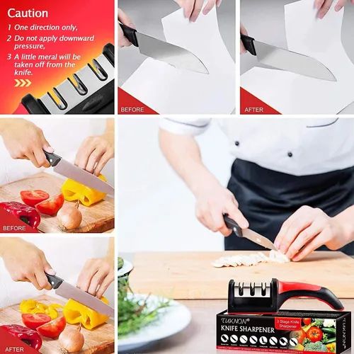 🎁Promotional 4-level knife sharpener, durable and wear-resistant🎁