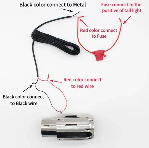 🔥🔥🔥Carbon fiber Exhaust tail pipe Tip with LED Light in Stock🔥🔥🔥