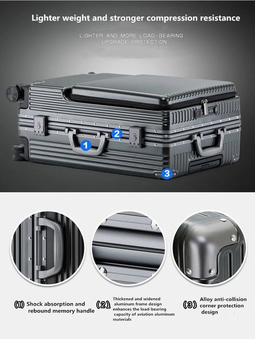 4 wheeled luggage Luggage bag ABS+PC luggage cart set luggage