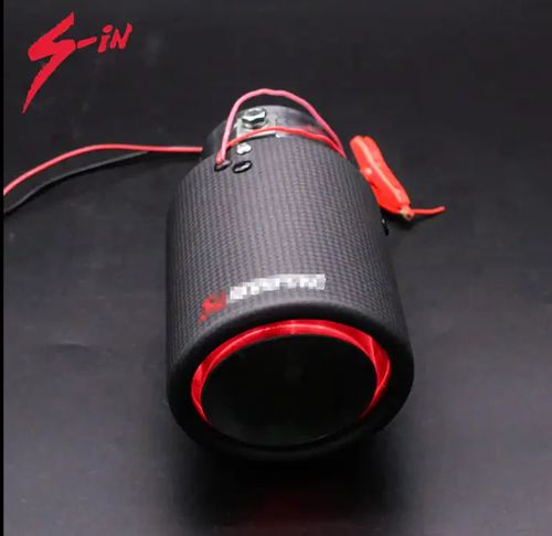 🔥🔥🔥Carbon fiber Exhaust tail pipe Tip with LED Light in Stock🔥🔥🔥