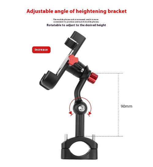 Bicycle, Motorcycle, Aluminium Phone Holder