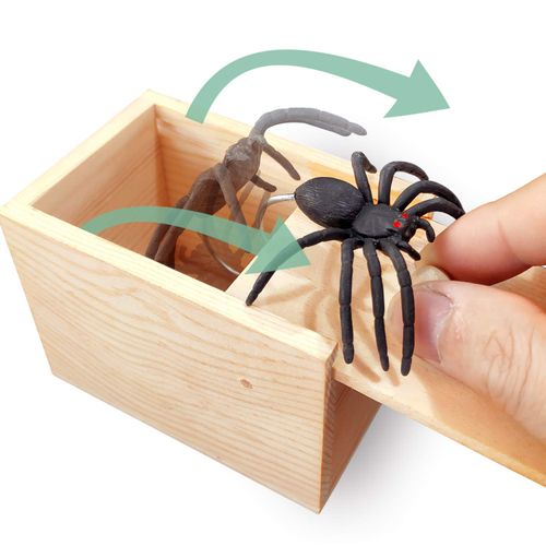 Rubber Spider Prank Surprise Box