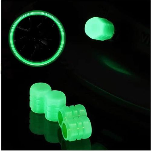 Fluorescent Tire Valve Stem Caps-12 PCS