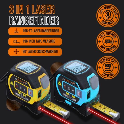 3-in-1 Laser Rangefinder Almighty Ruler