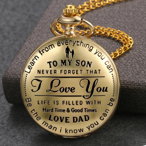 Special Gift For Son - Luxury Vintage Pocket Watch