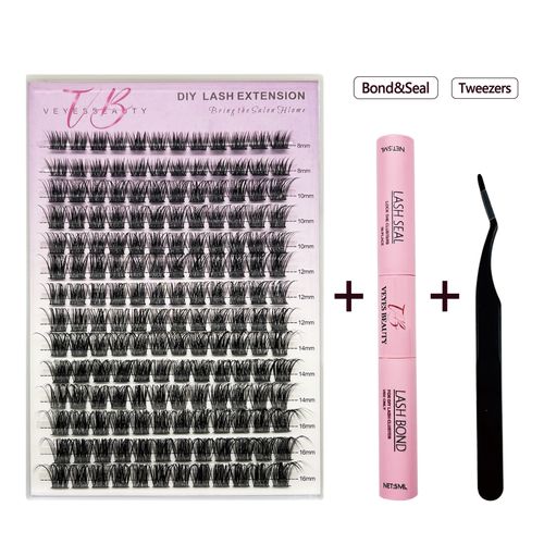 DIY Eyelash Clusters Extensions