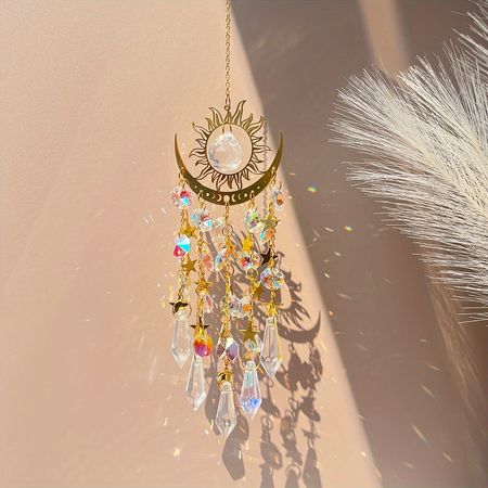 🌈Crystal Sun Catcher, lndoor Outdoor Decor for Window Bedroom Courtyard Garden☪️