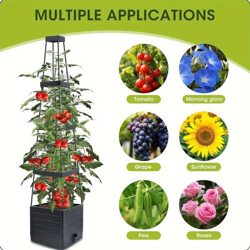🍅Self-Watering Tomato Planting Box Set Climbing Plants Holder