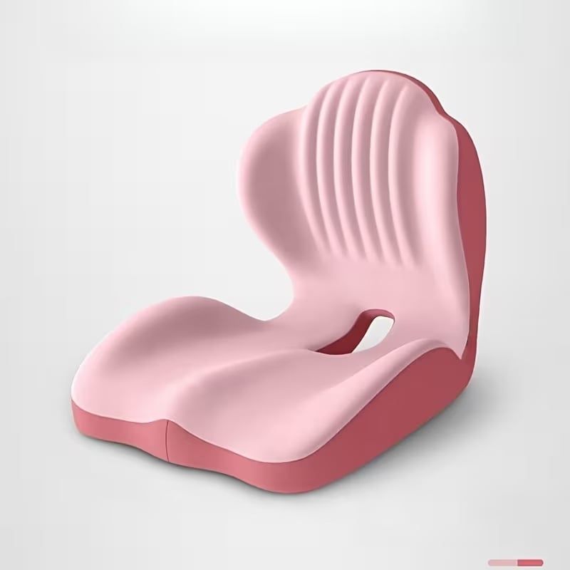 Ergonomic Office Cushion & Backrest Combo - Tailbone Pressure Relief & Lower Back Support for Long Hours Sitting 🪑