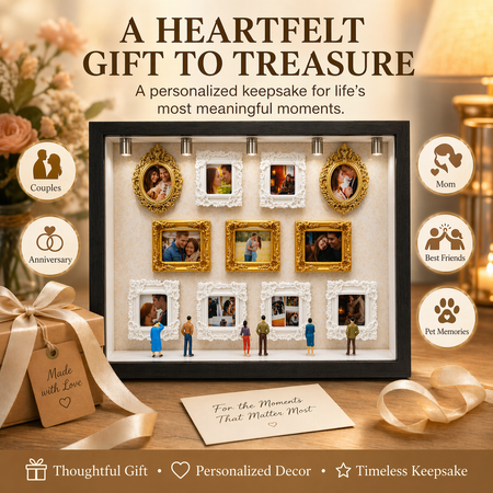Our Tiny Museum — Personalized 3D Photo Frame Gift
