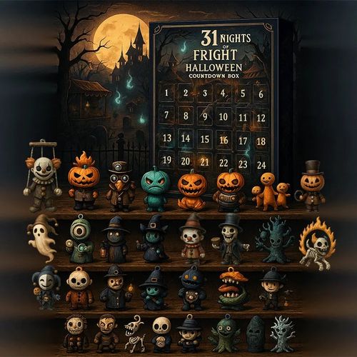 🔥 🎃31 Nights of Fright Halloween Countdown Set