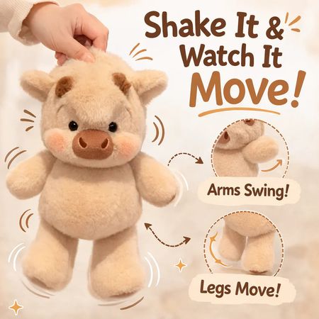 Huggable Running Cow Plushie