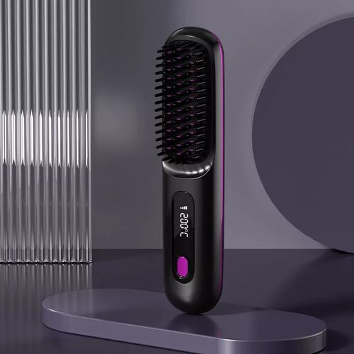 Portable Hair Straightener Brush