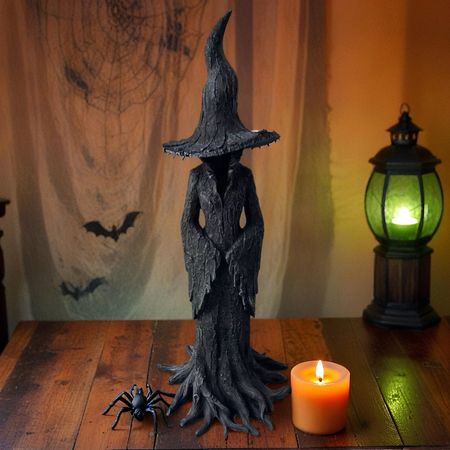 🧙‍♀️Hand-Painted Enchanting Witch Statue --20 IN✨Same as in the video ✨