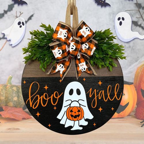 Halloween Front Door Decor Hangings