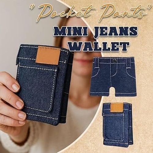 🎄Early Christmas Sale 49% OFF! 👖Pocket Pants Mini Jeans Wallet