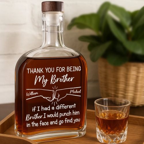 Custom Whiskey Bottle - Always By Your Side
