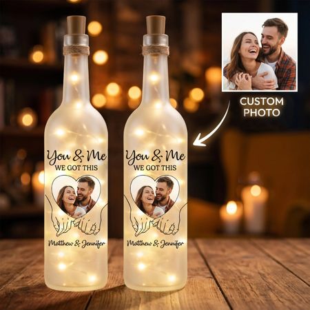 Custom Photo Bottle Lamp