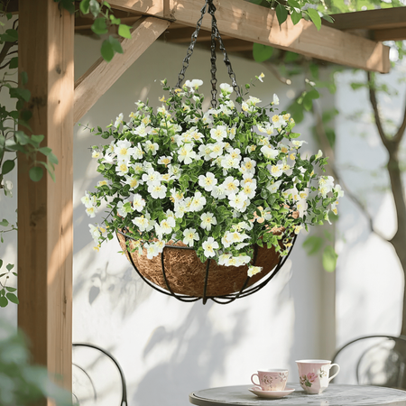 🎉Early-spring Sale 49% OFF🌼UV Resistant Lifelike Artificial Daisies (Hanging Flowers Basket)