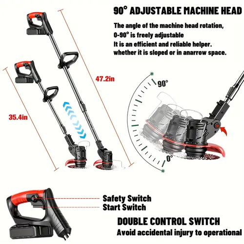 （ All Copper Motor  ）Upgrade Portable Mower