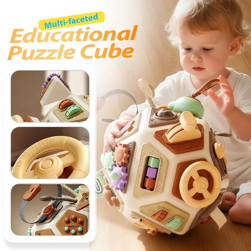🔥Last day special, 50% off🔥Multifunctional Educational Sensory Puzzle Cube