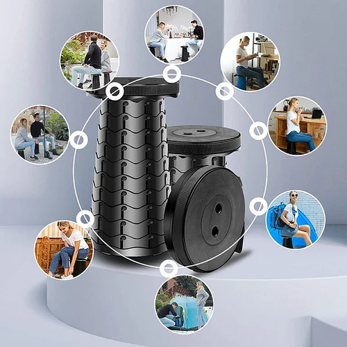 🔥Upgraded Retractable Folding Stool