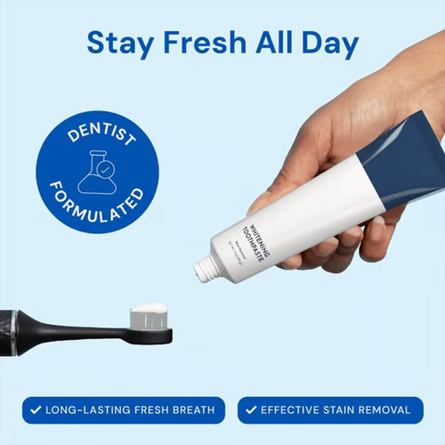 🦷 Fluoride-Free Hydroxyapatite Teeth Whitening Toothpaste with Coconut Oil & Xylitol ❄️(4 Pack)