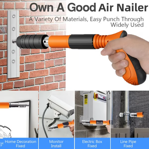 Woodworking and Decoration Integrated Air Nailer(with 50 Nails）