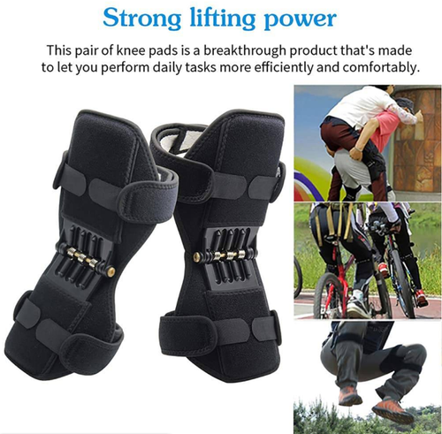 膝盖按摩器Knee joint booster mountain climbing protection sports elderly support fitness walking climbing stairs patella knee protection gear