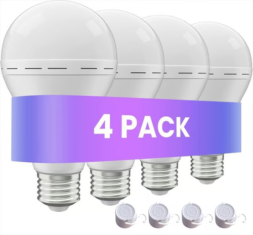 💡Rechargeable Emergency Light Bulbs（4 PCS）