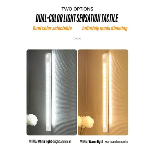 💡 Punch-free Smart Sensor Magnetic Rechargeable LED Lights（👍500MM*2 PCS）