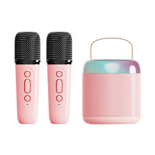 🔥 Mini Karaoke Machine with Wireless Microphones