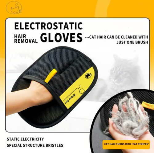 ✨ Pet hair remover Electrostatic gloves（3 items）