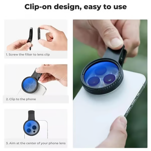 📱52mm polarized mobile phone lens🔍