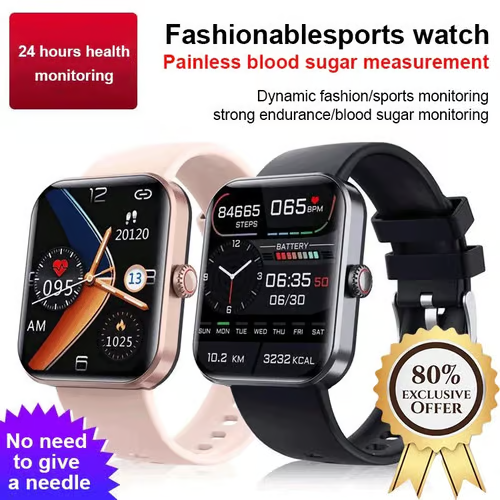 🔥All day Fitness Monitoring💯Bluetooth fashion smart watch⌚