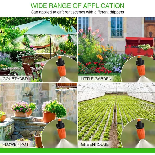 Fog Cooled Automatic Irrigation System （Includes professional electronic garden watering timer）