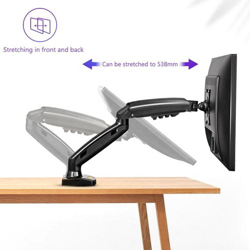 LCD Computer Monitor Mount Dual Screen Desktop Stand Desk Mount NB F160