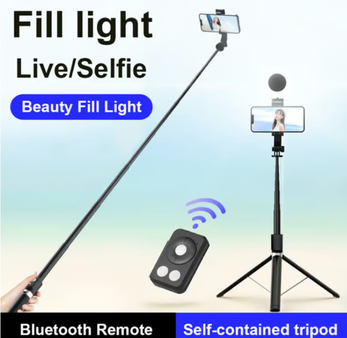 🔥New 6 in 1 Bluetooth Selfie Stick