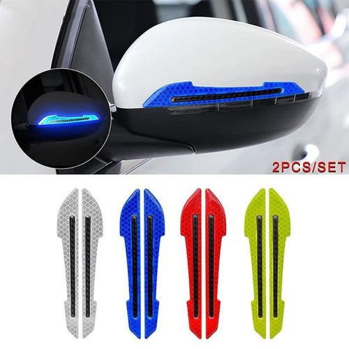 🚗2Pcs Car Rearview Mirror Reflective Sticker