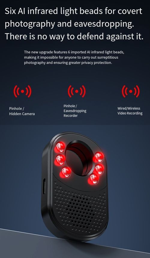 Camera detector Anti-sneak camera detector