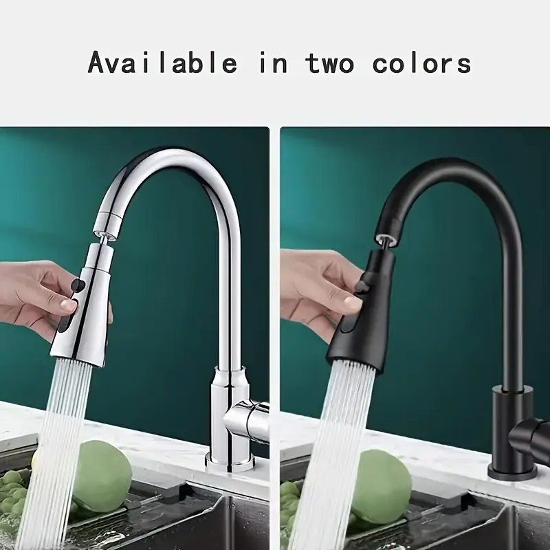 360-degree rotating kitchen sink faucet