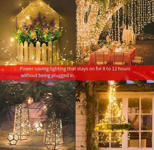 Solar colored light strips