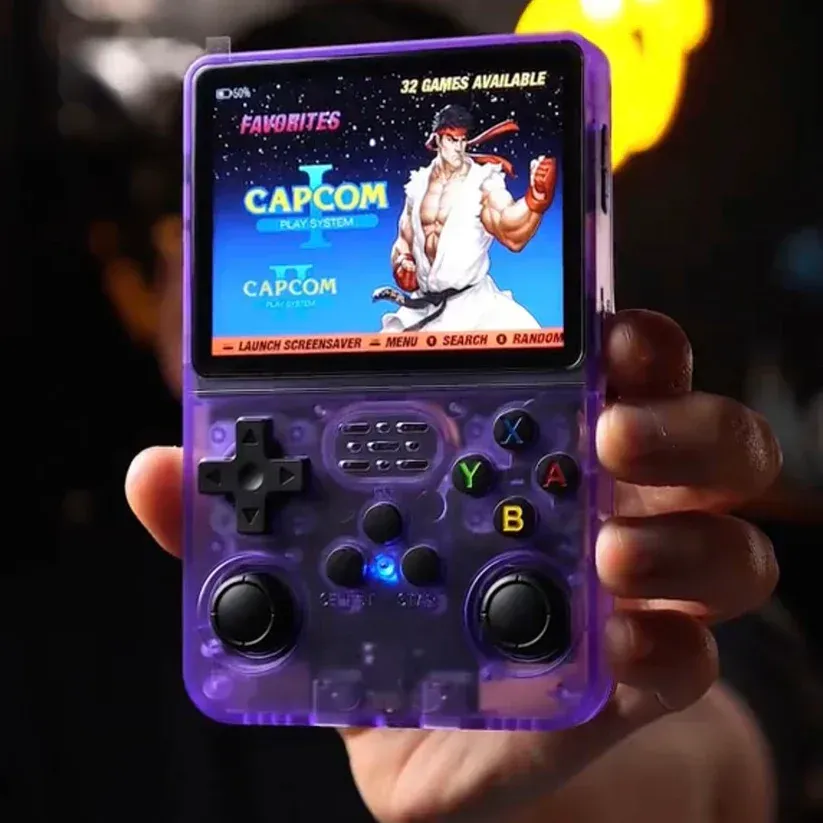 🎮 جهاز الألعاب المحمول R36S – 15,000 لعبة في جيبك