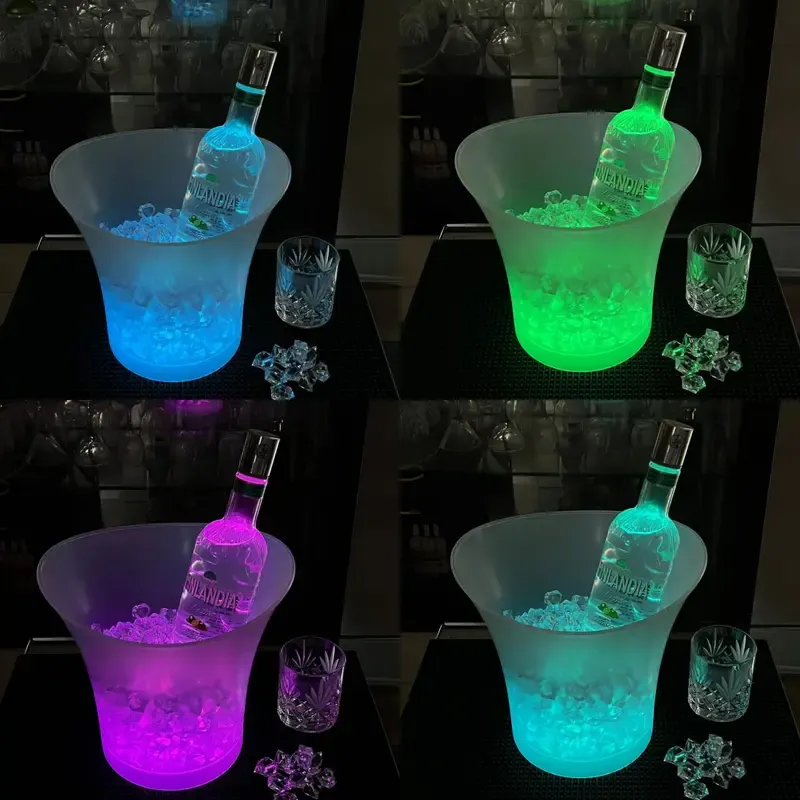 Colorful luminous ice bucket speaker Outdoor camping ice bucket