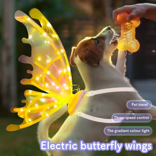 🧚🏽‍♀️Electronic butterfly wings Angel wings decoration with LED lights music🦋🌸